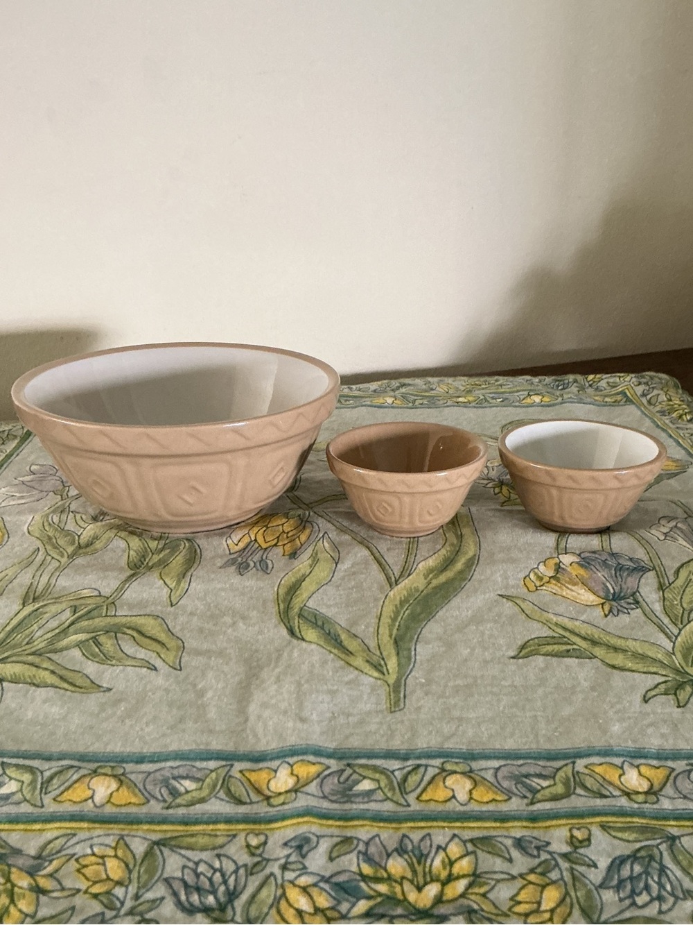 Mason Cash Original Cane Small Mixing Bowl and Pinch Bowls Set of 3